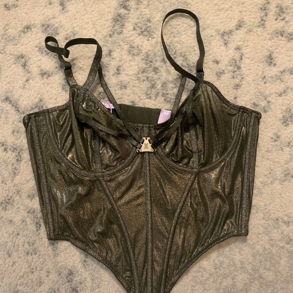 Savage X Fenty Olive Corset Top